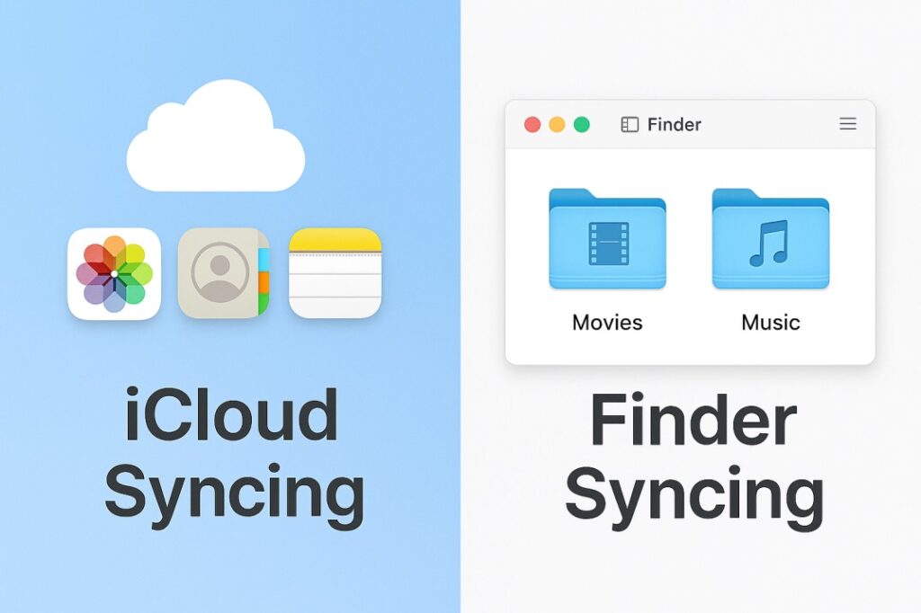 icloud vs. finder 1