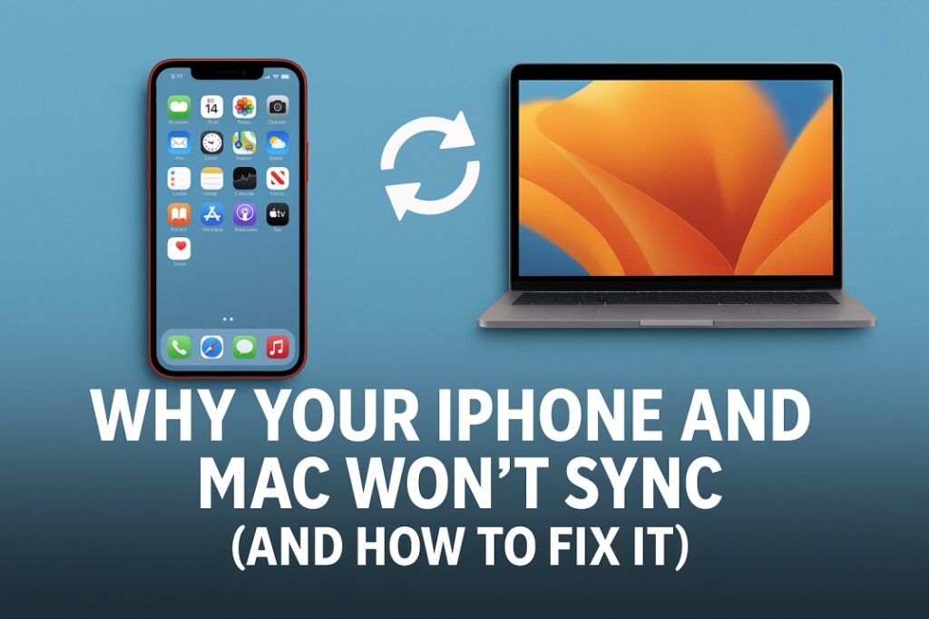 Why Your iPhone and Mac Won’t Sync (and How to Fix It)