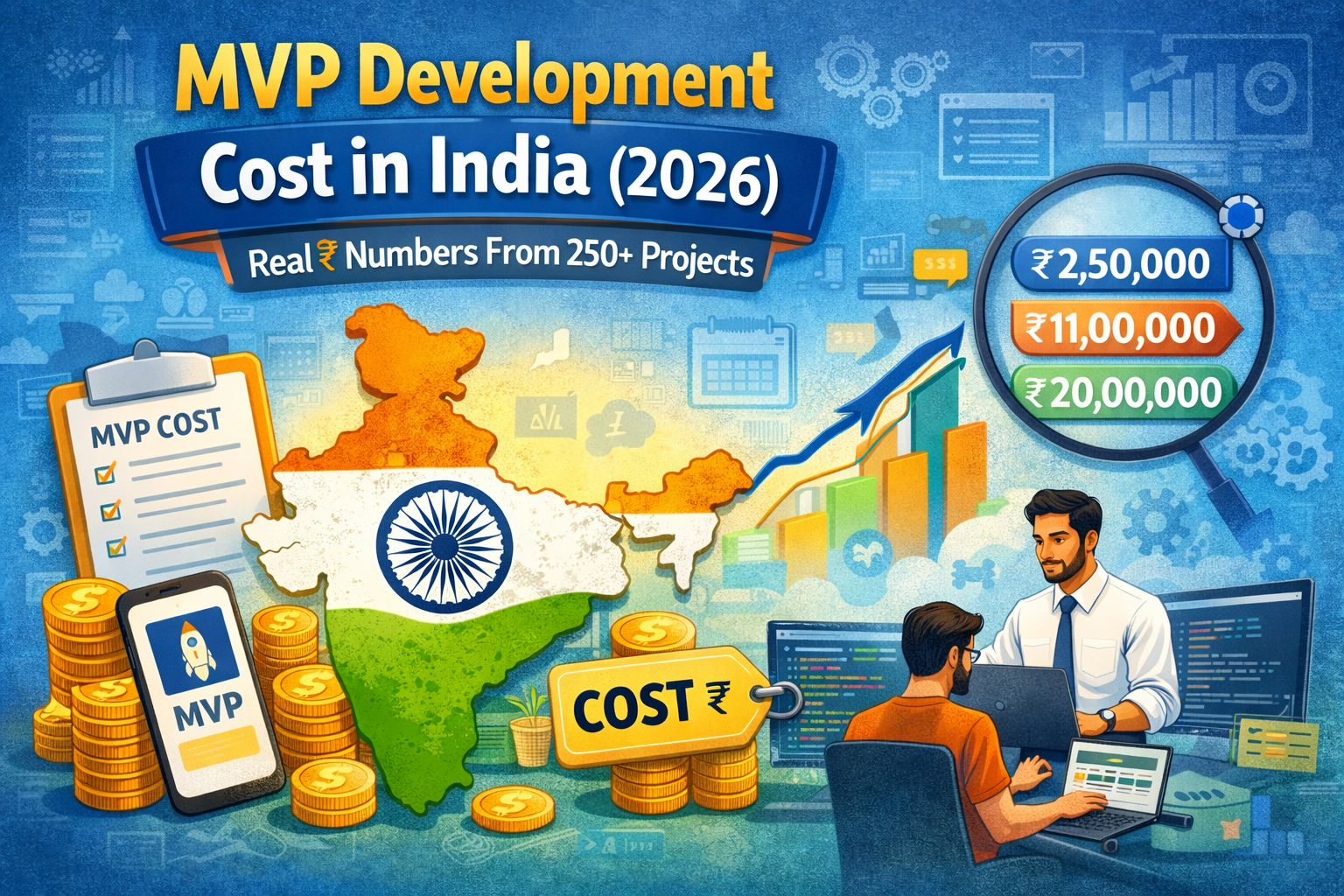 MVP Development Cost in India (2026): Real ₹ Numbers From 250+ Projects